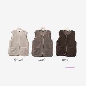  유니클로 여성 뽀글이조끼 양털 집업 후리스조끼 컬리조끼 플리스 수면조끼 롱조끼yxq117