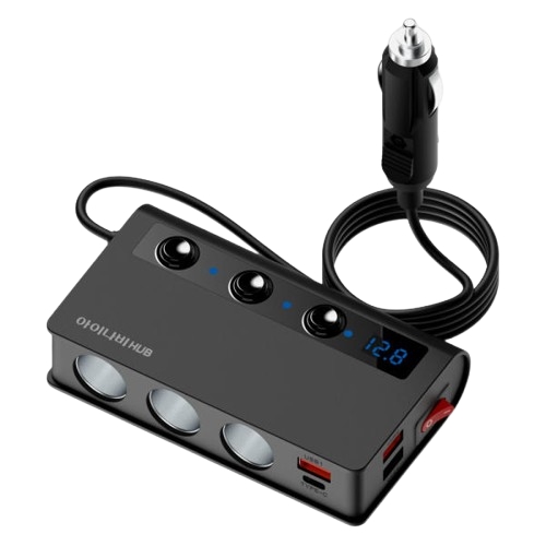 팅크웨어 아이나비 차량용 7in1 멀티소켓 충전기 ISC-MHP01