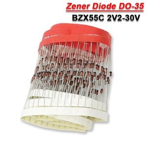 제너 DO-35 다이오드 DIP BZX55-C3V3 1/2W 0.5W 신제품 50 개
