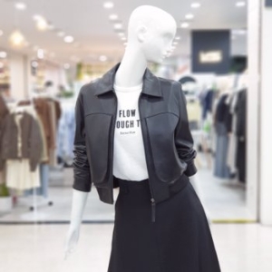 심플 천연 양가죽 자켓 점퍼 FSPFZ4FL6J_이미지