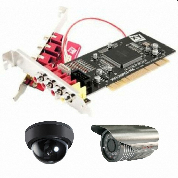 자이뷰 XV120PCI-NX + EXT + CD-27AD + RSC-35P 패키지 (녹화기 + 카메라 6개(돔 1 + 적외선 5))