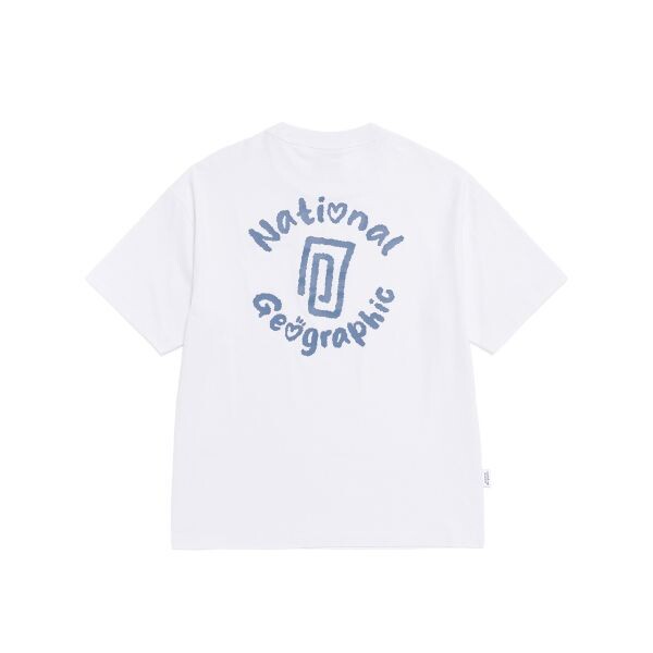 소로나 쿨 메이즈 세미오버핏 반팔 티셔츠 WHIT N262UTS903