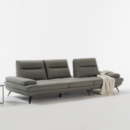 리바트 리르 스윙백 천연가죽 소파 4인용_이미지