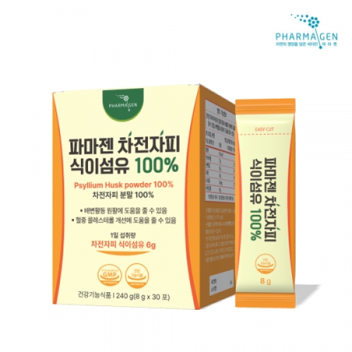 파마젠 차전자피 식이섬유 100% 30포 (1개)