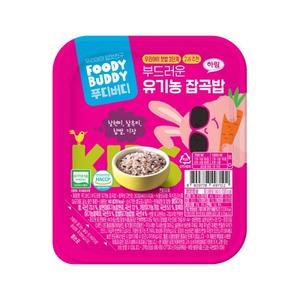 하림 푸디버디 부드러운 유기농 잡곡밥 140g (1개)_이미지