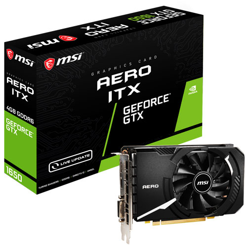 MSI 지포스 GTX 1650 에어로 ITX V1 D6 4GB_이미지