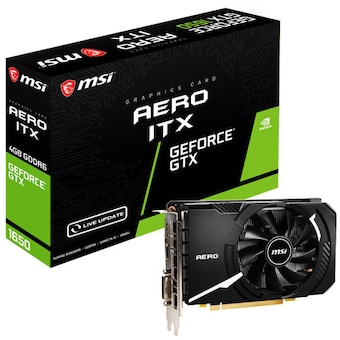 MSI 지포스 GTX <b>1650</b> 에어로 ITX V1 D6 4GB