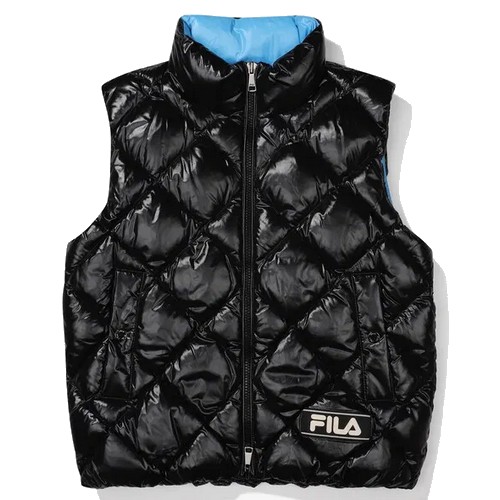 휠라 밀라노 퀼팅 헝가리구스다운 패딩베스트 FS2DVF4111X (BLK, 블랙)