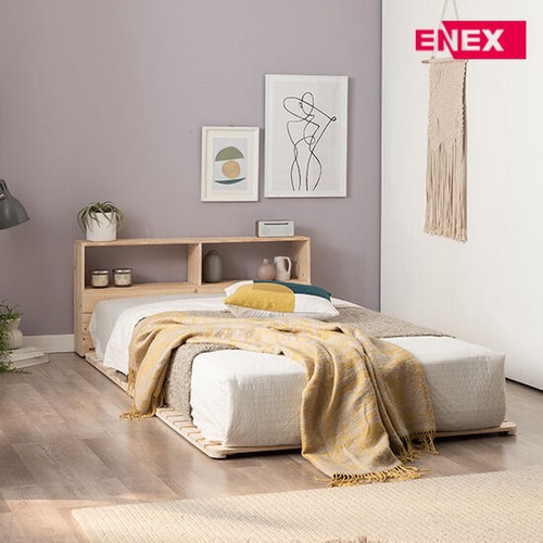 에넥스 ENNEE 본 삼나무 원목 침대 헤드 S_이미지