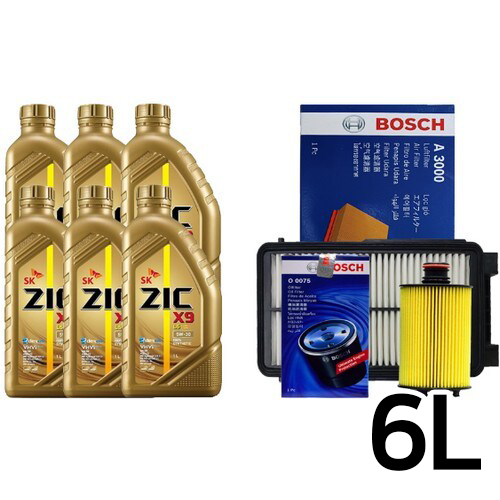 X9 LS 5W30 6L + 보쉬필터 쌍용 뉴 코란도C 2.2 디젤