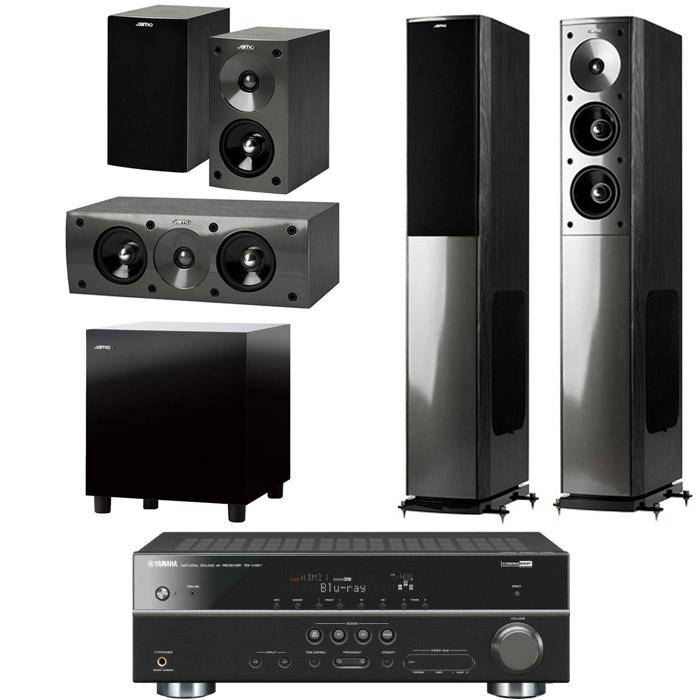 야모 S606 5.1채널 + 야마하 AV리시버 (RX-V467, SUB-210)