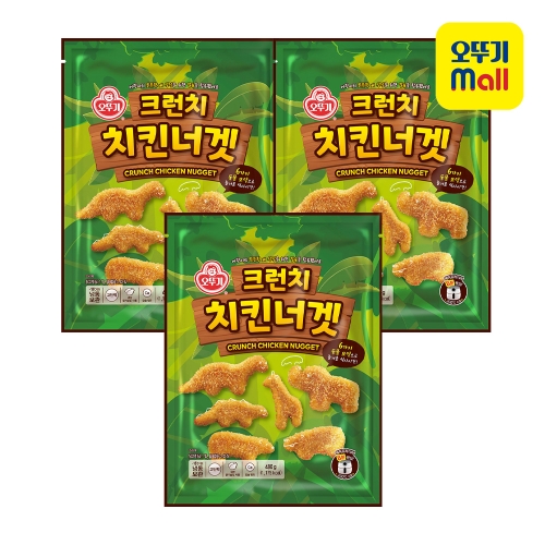 오뚜기 크런치 치킨너겟 480g (3개)_이미지