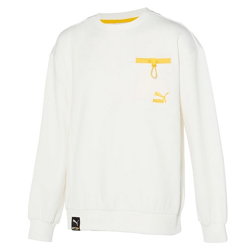 푸마 인터네셔널 겔럭시 크루 맨투맨 932181 (02, 화이트)