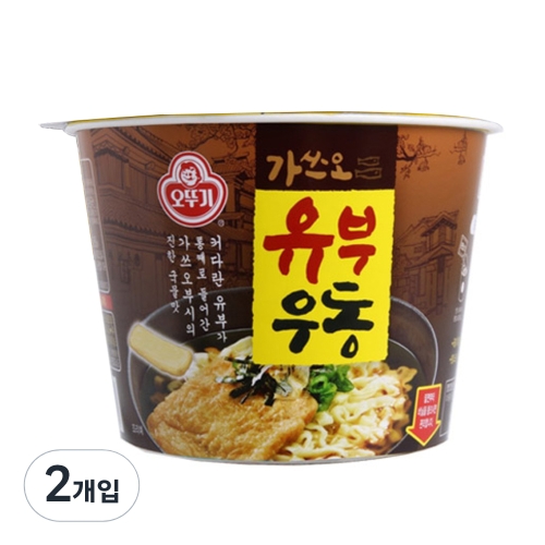 오뚜기 가쓰오 유부우동 100g (2개)_이미지