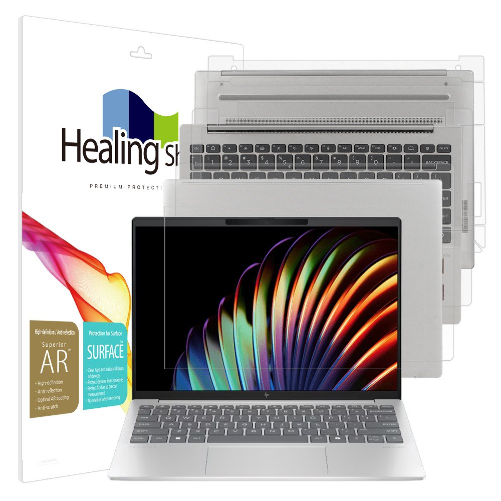 폰트리 힐링쉴드 HP 파빌리온 Aero 13 2024 고화질 AR (액정보호필름 + 외부보호필름 3종 세트)