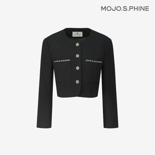 모조에스핀 팬시소재 크랍기장 자켓 BK_S253MSF003 50677_S253MSF003_BK이미지입니다. 누르면 해당 게시물로 새창이동합니다.