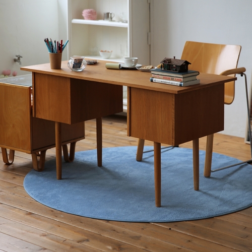 더프리그 에리스 단모 거실 원형 카페트 (100cm)_이미지