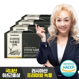 참앤들황토농원 녹용홍삼 프리미엄 30포 4박스