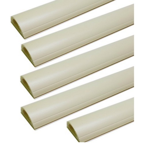 케이엠 고강도 전선 몰딩 미색 2호 5개_이미지