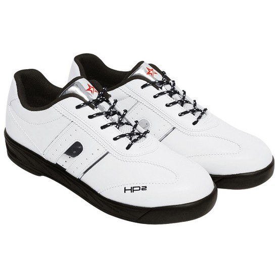 로또그립 HP2 고정형 오른손용 볼링화 (화이트+실버) (일반구매)_이미지