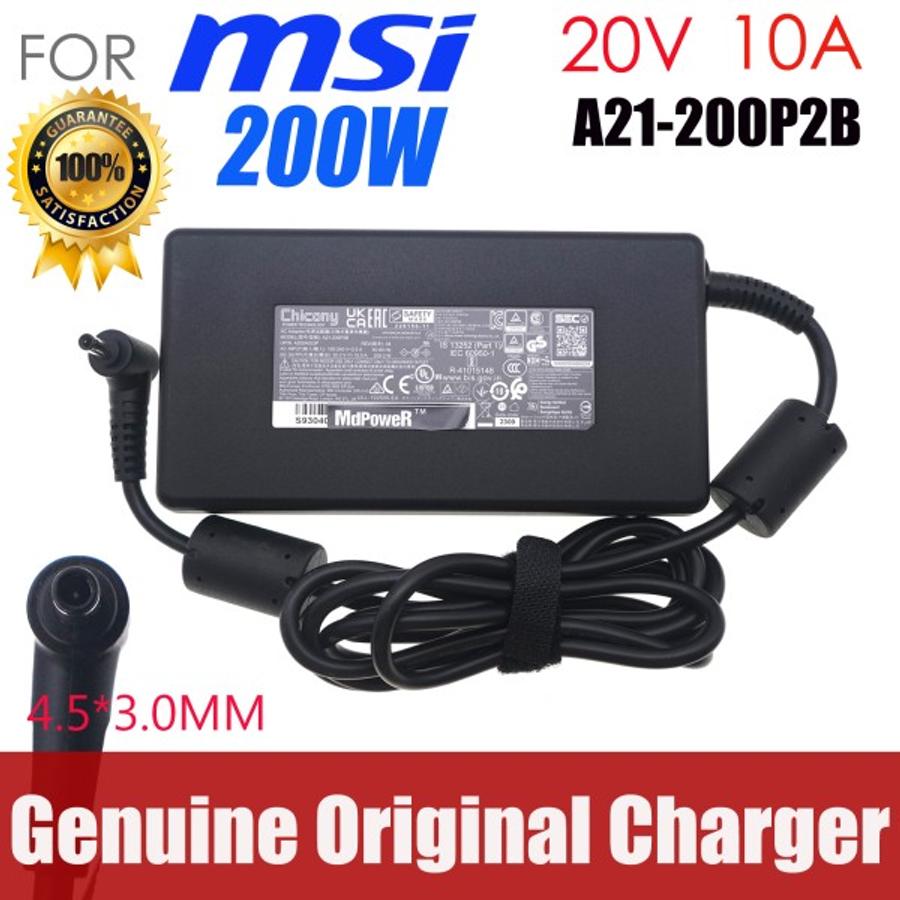 MSI Stealth 14 Studio MS-14K 게임용 노트북 용 OEM Chicony 20V 10A 200W A21-200P.._이미지