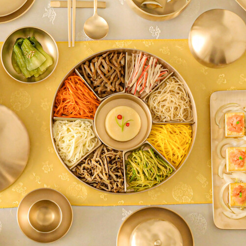 놋담 방짜유기 구절판_이미지