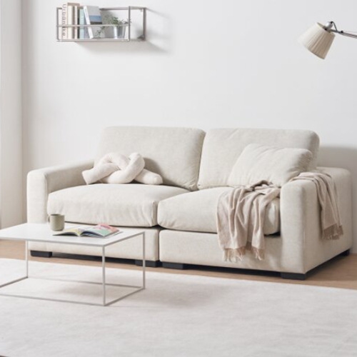 파로마 아리아나 모듈 풀커버 아쿠아 패브릭 소파 3인용