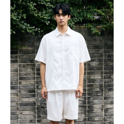 DIEMS 플루이드 쿨 소프트 셔츠_아이보리 오버핏 _LDSWB62OSI