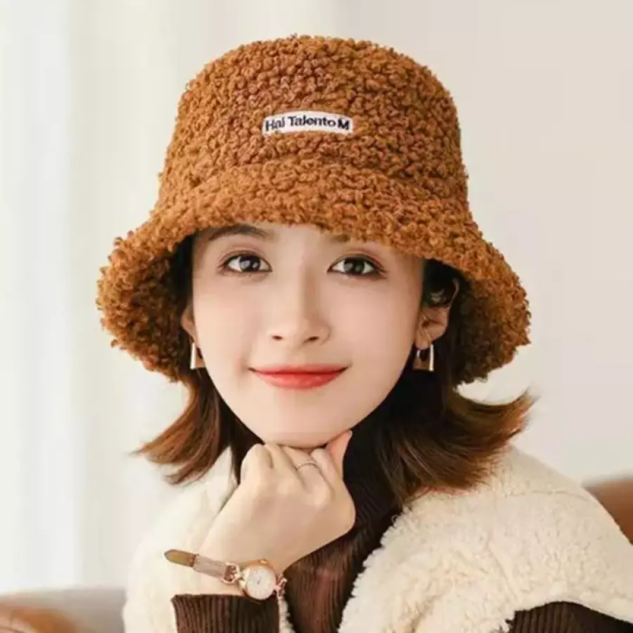 더블디 양털버킷 털모자 방한모자 벙거지 LK-HT11 10317449A_이미지