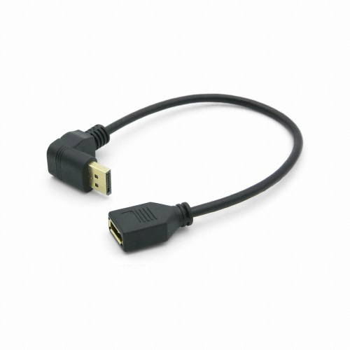 라이트컴 COMS NT601 DP to DP 상향꺾임 연장 젠더 (0.3m)