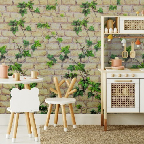 접착식 단열벽지 로맨틱가든