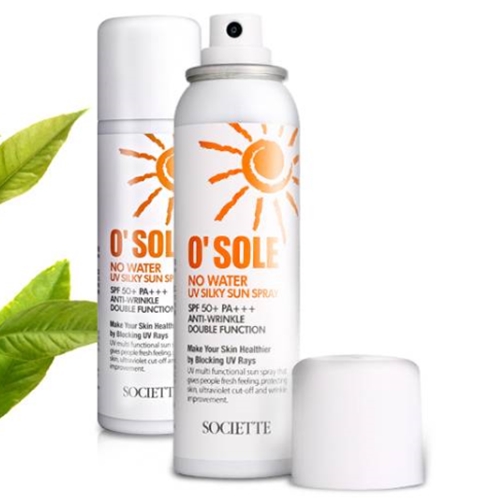 소시에떼 오쏠레 노워터 UV 실키 선스프레이 100ml (1개)