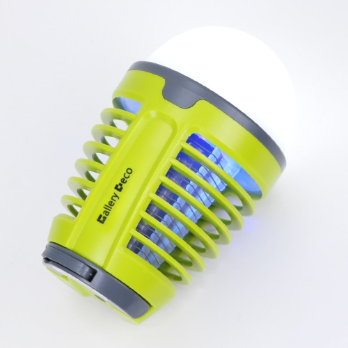 랜턴 겸용 휴대용 충전식 모기 퇴치기 퇴치등 그린