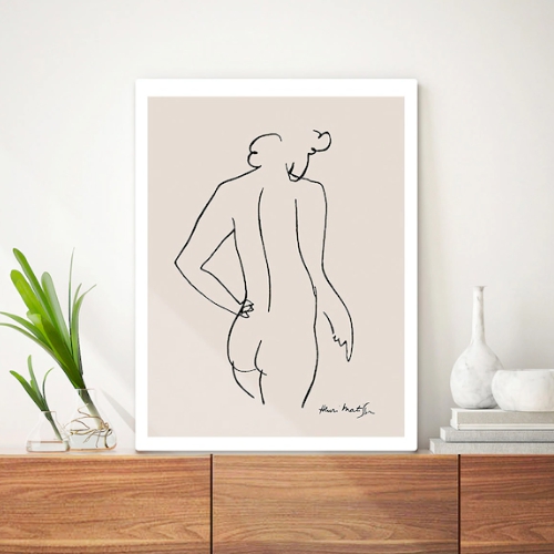 오홀리브 앙리마티스K 기본다리 접이식 액자테이블 (80x60cm)_이미지