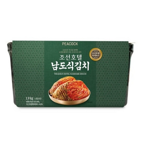 피코크 조선호텔 남도식 김치 1.9kg (1개)