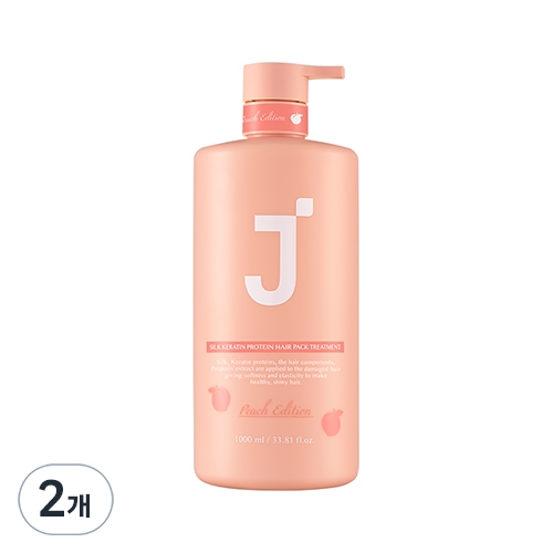 제이숲 실크 케라틴 트리트먼트 피치 에디션 1000ml (2개)_이미지