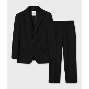 넌블랭크 NONBLANK CARREMAN 세미 오버 핏 셋업 수트_BLACK NI-BS022401-40 NI-PS022401-40 .._이미지