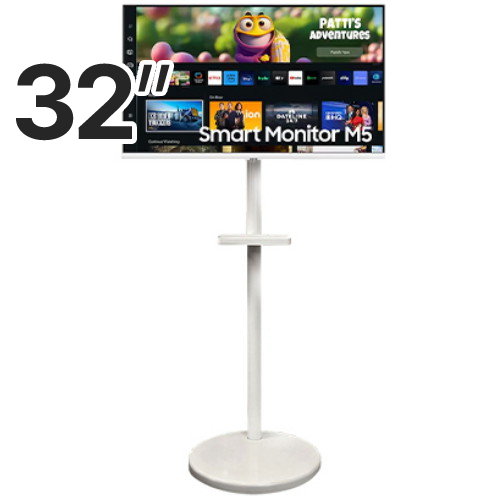 삼성전자 무빙스타일 M5 S32CM501 이동형 패키지 (스마트마운트 VI-201-S(화이트))