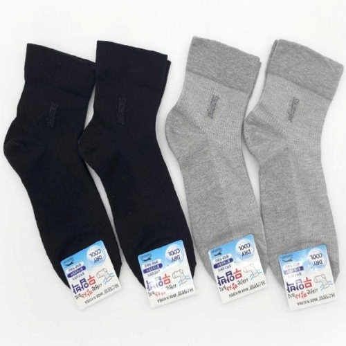 남성 여름 메쉬 무압박 데일리 중목양말 5켤레 묶음 WF4808C_이미지