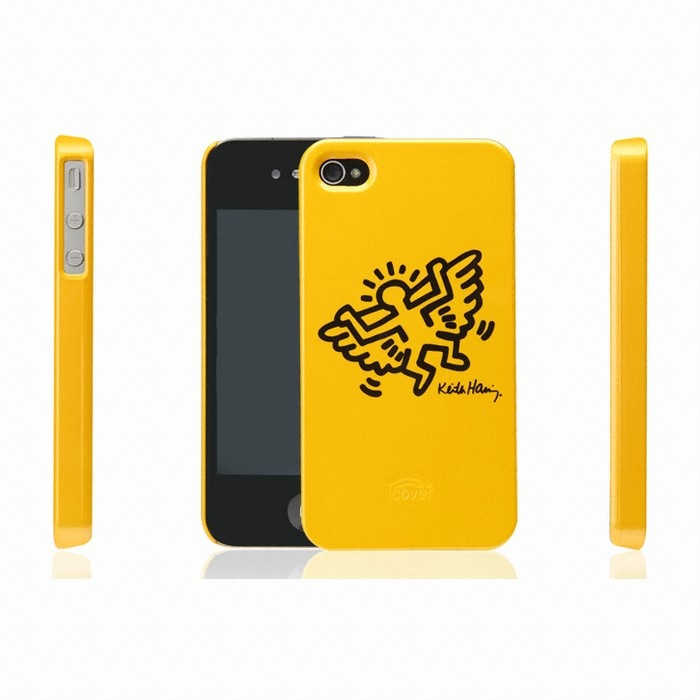 아이커버 KEITH HARING PASTEL GLOSSY YELLOW CASE (아이폰4/4S)
