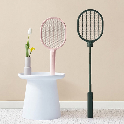 JISULIFE ㅤ길이조절 접이식 전기 모기채 해외구매 (1개)_이미지