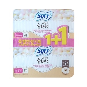 쏘피 소피 내몸에순한면 울트라 날개 중형 22+22P_이미지