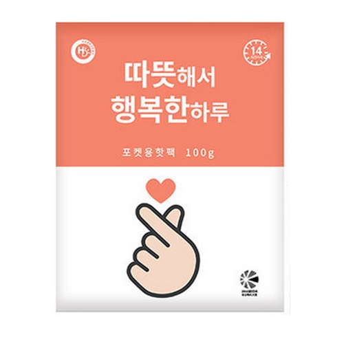 즐거운쇼핑 따뜻해서 행복한 포켓용 핫팩 100g (120개)_이미지