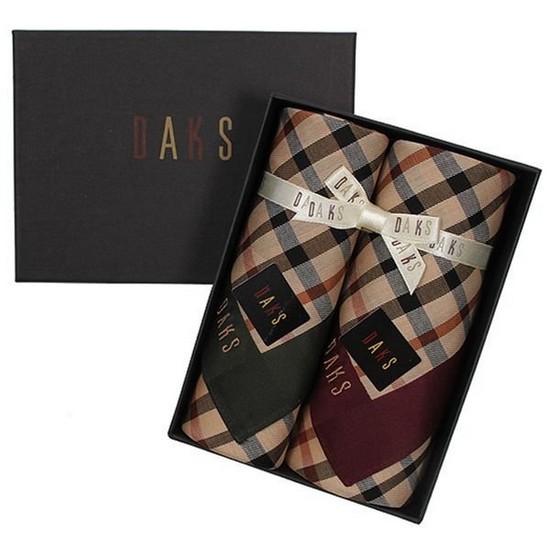 닥스 N선염 손수건(D) 2매세트_1번