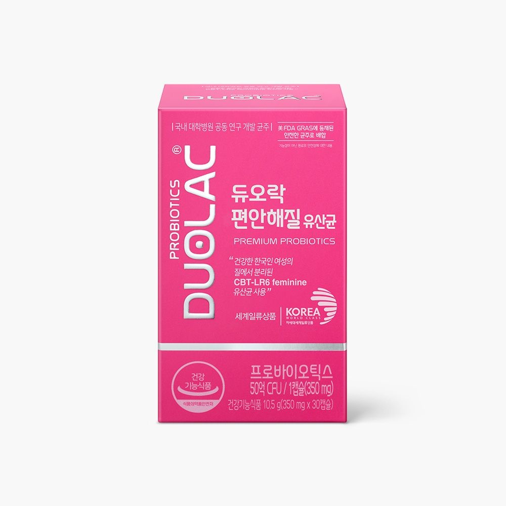 쎌바이오텍 듀오락 편안해질 유산균 30캡슐 (1개)