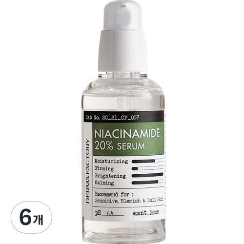 더마팩토리 나이아신아마이드 20% 세럼 80ml (6개)_이미지