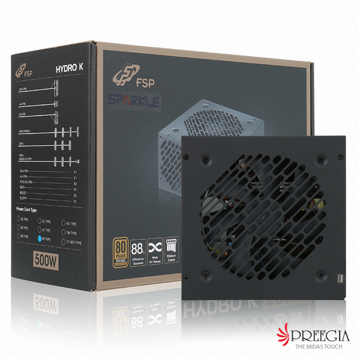 FSP Hydro K 500W 80PLUS브론즈 230V EU_이미지
