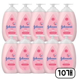 존슨즈베이비 핑크 로션 펌프형 500ml (10개)_이미지