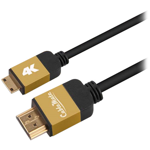 케이블메이트 HDMI to Mini HDMI 2.0v 골드메탈 케이블 [1m]