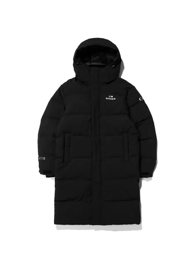 STELOL S 스테롤 S UNI 윈드스타퍼 롱 다운 자켓_Black 4384232